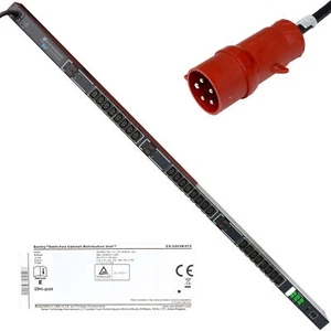 PDU STROMVERTEILER CX-24V4K415 400V 32A PKX32M435 24x C13 14-000191 IP44 M528 - Bild 1 von 1