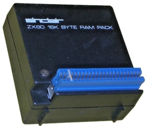SINCLAIR ZX80 16K BYTE RAM PACK FOR THE 1980 SINCLAIR ZX80 COMUTER - Afbeelding 1 van 3