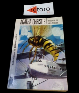 BOOK LIBRO MUERTE EN LAS NUBES Agatha Christie Biblioteca Oro 148 Ed. 1982 - Imagen 1 de 2