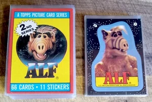 1988 Topps ALF Series 2 Picture Cards / Complete Set of (44) & Stickers (11) - Bild 1 von 1
