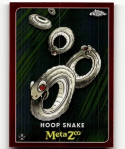 Base - MetaZoo Hoop Snake Topps Chrome Series 0 #99 Silver - Picture 1 of 2