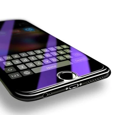 Anti Blue Light Tempered Glass Screen Protector for iPhone XR/XS MAX/XS/X 8 7 6 - Image 1 of 4