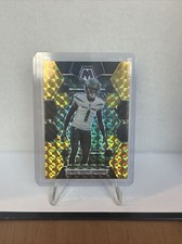 2023 Panini Mosaic NFL Choice #78 Ahmad Sauce Gardner Black Gold Prizm 2/8 Jets