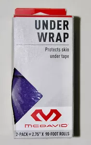 NIB McDavid Purple Athletic Underwrap 2 Rolls of 30 Yards Each - Picture 1 of 7