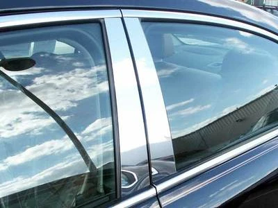 Stainless Chrome Pillar Posts 4PCS QAA Door Trim FOR Saturn Aura 2007-2009 - Image 1 of 4