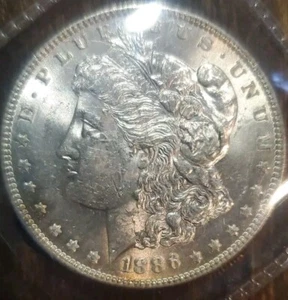 1886 "P" Morgan Dollar - Silver MS+ - Picture 1 of 2