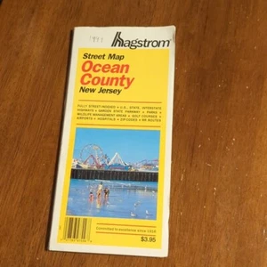 Ocean County New Jersey Hagstrom map *retired no longer on in production - Picture 1 of 9