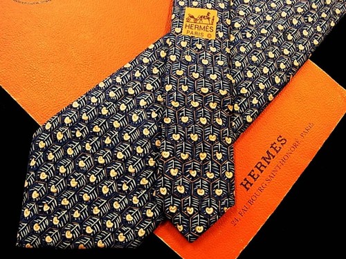 HERMÈS Cravatta uomo HERMES Francia vera seta cravatta abito classico lusso multicolore T46