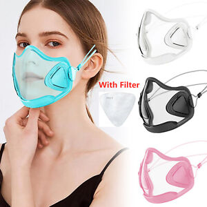Kunststoff-Sicherheits-Gesichts-Mund-Masken-Schutzabdeckung Klarer Schutz Filter