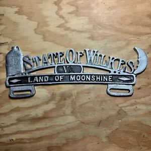 States of Wilkes Virginia Land of Moonshine License Plate Topper VA - Picture 1 of 2