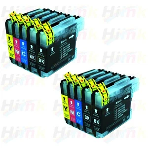10 piezas Nueva tinta LC61 para Brother MFC-250C MFC-295CN MFC-385CW MFC-490CW MFC-6490CW - Imagen 1 de 1