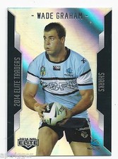 2014 NRL Elite Silver Parallel (P95) Wade GRAHAM Sharks