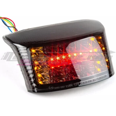 Feu AR + clignotants à led Tun'R MBK Booster YAMAHA Bw's 2004 à 2014 fumé - Photo 1/4