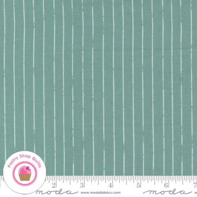 Moda LOVE NOTE 5153 12 Blue Stripe LELLA BOUTIQUE Quilt Fabric - Image 1 of 4