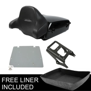 Chopped Trunk Pad Rack Plate Fit For Harley Touring Road King 09-13 New - Picture 1 of 12