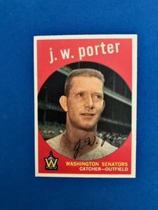 1959 Topps #246 J W Porter NRMT-MT! SET BREAK Schön! **SMS KARTEN** - Bild 1 von 2