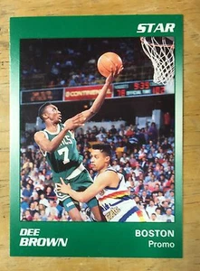 1990 Star Company DEE BROWN Boston Celtics Limited Edition Promo Card C3105302 - Picture 1 of 1