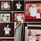 Set 4 Of Wall Decoration Cheerful Chef Kitchen Decor By Jennifer Garant
