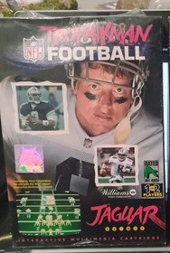 TROY AIKMAN FOOTBALL Atari Jaguar Cart FACTORY SEALED -DAMAGED - Grade C
