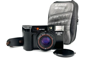 Canon AF35ML Film Camera 35mm Compact Epic 40mm f/1.9 Lens - Nr. Mint + Extras - Picture 1 of 13