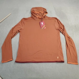 Cotopaxi Sombra Sun Hoodie Mens Medium Faded Brick Orange Pullover Sweatshirt - Picture 1 of 9