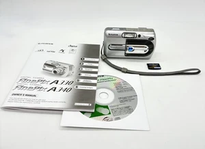 Fujifilm Digital Camera FinePix A330 3.2MP Silver Tested 128 Mb SD Card + Manual - Picture 1 of 7