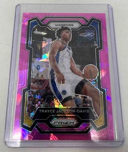 2023 Panini Prizm Trayce Jackson-Davis Prizms Pink Ice #148 RC Warriors - Picture 1 of 2