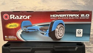 RAZOR HOVERBOARD HOVERTRAX 2.0 Blue With Charger, Box & Manual Works Great - Picture 1 of 20