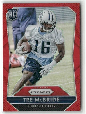 Tre McBride RC 2015 Panini Prizm Red Tennessee Titans #294 - Image 1 of 3