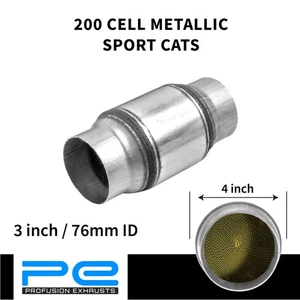 3" 76mm Universal High Flow Metallic Sports Cat 200 Cell CPSI - 59959 - Picture 1 of 12