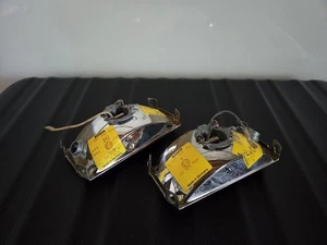 Pair Of Original Front Fog Lights For Porsche 911 964 R3 - Picture 1 of 6