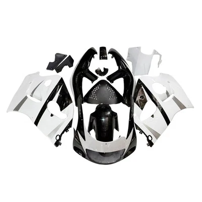 White Black Fairing Kit for 1996-1999 Suzuki GSXR600 GSXR750 Fairings Bodywork Foto 1 de 4