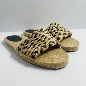 Seed Women’s Natural Juk Rope Flat Slides EU40 AU9 - Picture 1 of 6