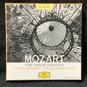 ITZHAK PERLMAN violin - MOZART Sonatas - Barenboim - DG CD BOX 2003 - Imagen 1 de 7