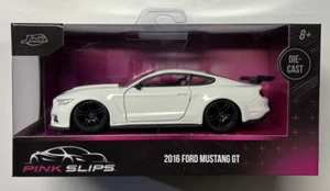 NEW 2025 Jada Toys Pink Slips 2016 Ford Mustang GT 1:32 - Picture 1 of 3