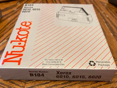 Nu-Kote B184 - Qty. 2 - New Replacement Ribbons for Xerox 6010, 6015, 6020 - Image 1 of 2