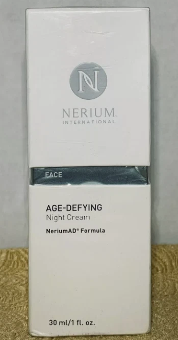 Creme Noturno Nerium Age Defying Suave Hidrata Rugas da Pele 1 oz 30 ml Selado - Imagem 1 de 3
