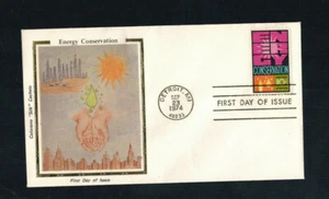FDC-1746**1974 U.S.**10c Energy Conservation FDC** **Colorano "Silk" Cachet - Picture 1 of 1