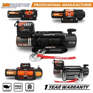 MNEMOSYNE Electric Winch 4500lb 13000lb 13500lb Wireless Remote Truck 4WD 4×4 - Picture 1 of 61