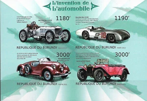 BURUNDI - 2012 MNH "Vintage Classical CARS" Imperforated Souvenir Sheet (1) !!! - Picture 1 of 1