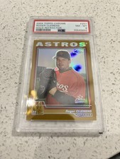 Roger Clemens 2004 topps chrome gold refractor PSA 8