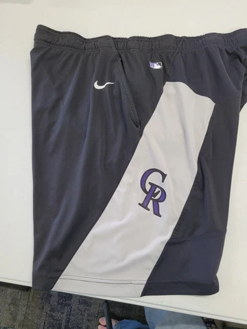 Nike Dri Fit Colorado Rockies Shorts SZ XL Cover