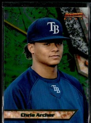 2011 Bowman - Bowman's Best Prospects #BBP59 Chris Archer Tampa Bay Rays - Image 1 of 2
