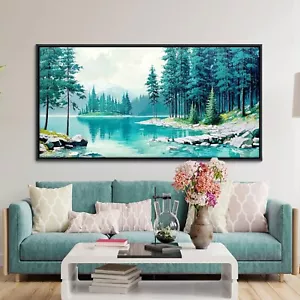 YCPRIMER Nature Mountain Wall Art National Park Painting Green Ridge Landscap... - Picture 1 of 6
