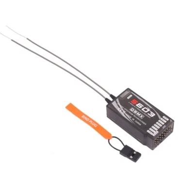 S603 DSM2 Aircraft Transmitter Replaces AR6210 2.4GHz 6CH for Model DX6i DX8 - Bild 1 von 4