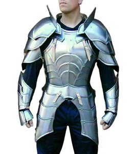 Medieval Gothic Armor Suit Steel Adult Wearable Half Body Armor LARP Cosplay - Picture 1 of 3