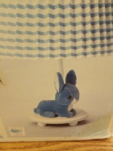 VTG Dolly Plush Blue Bunny Nursery Lamp with Night Light No. 545 nib open box  - Picture 1 of 7