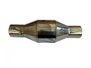 2.5" SPORTS EXHAUST CATALYTIC 200 CELL CONVERTOR CAT UNIVERSAL STAINLESS STEEL - Picture 1 of 7