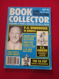 BOOK AND MAGAZINE COLLECTOR MAGAZINE #146 MAY 1996 - WODEHOUSE, SEAGO, FARROW - Picture 1 of 1