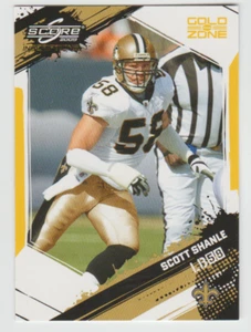 SCOTT SHANLE Saints 2009 Score Inscriptions GOLD ZONE #190 SP Parallel #47/50 - Picture 1 of 2